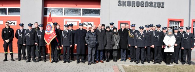 Uroczystość włączenia OSP w Skorogoszczy do Krajowego Systemu Ratowniczo-Gaśniczego