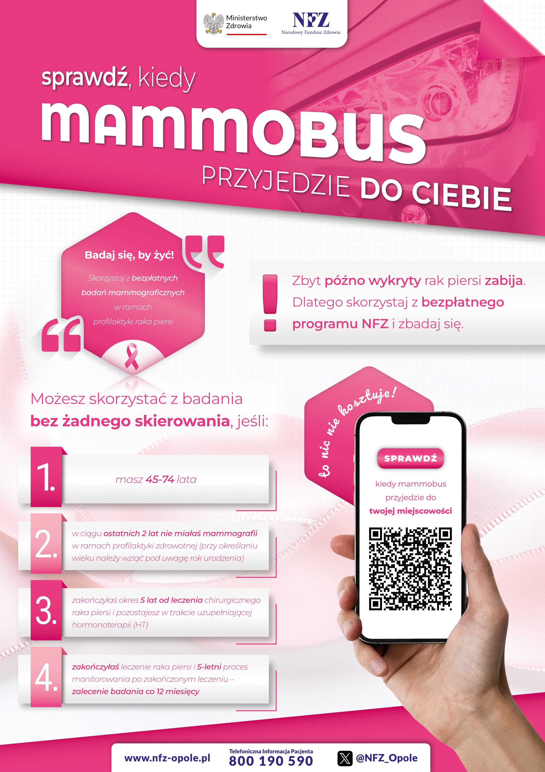 Mobilna pracownia mammograficzna w powiecie brzeskim